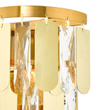 2 Light Wall Light in Polished Gold with Crystal (0183AMI0935)