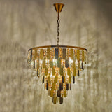 12 Light Chandelier in Polished Gold with Crystal (0183AMI1235)