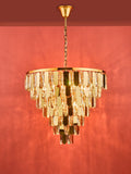 12 Light Chandelier in Polished Gold with Crystal (0183AMI1235)
