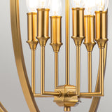6 Light Pendant – Burnished Brass (0178COR6PLBB)