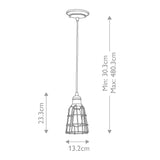 1 Light Pendant Parisian Bronze (0178URBANRWLPD)