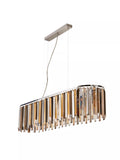 8 Light Pendant - Chrome & Mixed Glass (0483CLA98388CC)