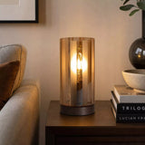 1 Light Table Lamp, Bronze with Champagne Frosted Glass (0483KEN562311BZ)