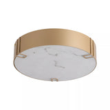 LED Flush - Gold with Marble Resin IP44 (0483MAR1128835GO)