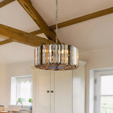 3 Light Pendant/Semi-Flush - Chrome & Mixed Glass (0483CHA821013CC)