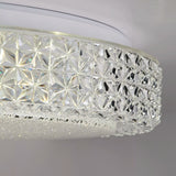 LED Flush 40cm Temp Colour Changing Light - Acrylic & Glass (0483BOR054640)