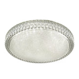 LED Flush 28cm Temp Colour Changing Light - Acrylic & Glass (0483BOR054628)
