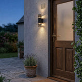 3 Light Outdoor (up/down) Wall Light - Black Polycarbonate (0483TOL39970BK)