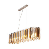 8 Light Pendant - Chrome & Mixed Glass (0483CLA98388CC)