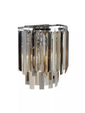 2 Light Wall Light - Chrome & Mixed Glass (0483CLA9832CC)