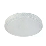LED Flush 28cm Temp Colour Changing Light - Acrylic & Glass (0483BOR054628)