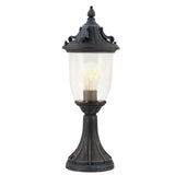 1 Light Pedestal Lantern - Verdigris IP44 (0178GZHELK3)