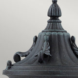 1 Light Pedestal Lantern - Verdigris IP44 (0178GZHELK3)