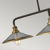 3 Light Island Chandelier - Buckeye Bronze and Brass (017RIG-ISLEKZ)