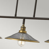 3 Light Island Chandelier - Buckeye Bronze and Brass (017RIG-ISLEKZ)