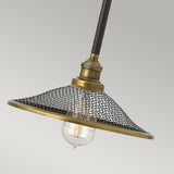 1 Light Pendant Buckeye Bronze and Brass (017RIG-PKZ)