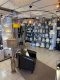 1 Light Ceiling Pendant Black Matt Metal (1542LAUR36791932)