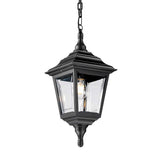 1 Light Chain Lantern - Black IP44 (0178KERCHAIN)