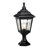 1 Light Pedestal/Porch - Black IP44 (0178KERPEDPOR)