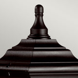 1 Light Pillar Lantern  - Black IP44 (0178KERPILLAR)