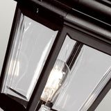 1 Light Pillar Lantern  - Black IP44 (0178KERPILLAR)
