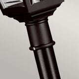 1 Light Pillar Lantern  - Black IP44 (0178KERPILLAR)