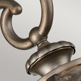 3 Light Wall Lantern - Burnished Bronze IP44 (0178HAL2MBU)