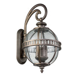 3 Light Wall Lantern - Burnished Bronze IP44 (0178HAL2MBU)
