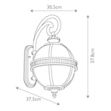 3 Light Wall Lantern - Londonderry IP44 (0178HAL2M)