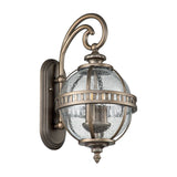 2 Light Wall Lantern - Burnished Bronze IP44 (0178HAL2SBU)