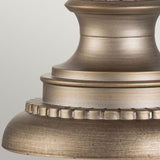 3 Light Pedestal Lantern - Burnished Bronze IP44 (0178HAL3MBU)