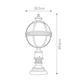 3 Light Pedestal Lantern - Londonderry IP44 (0178HAL3M)