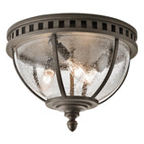 3 Light Ceiling Flush - Londonderry IP44 (0178HALF)