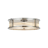 8 Light 65cm Round Flush/Semi Ceiling/Pendant Convertible, E14, Polished Chrome/Clear Glass - Other Finishes available (1230LUX87H)