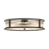10 Light 80cm Round Flush/Semi Ceiling/Pendant Convertible, E14, Satin Black/Clear Glass - Other Finishes available (1230LUX85A)