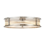 10 Light 80cm Round Flush/Semi Ceiling/Pendant Convertible, E14, Polished Chrome/Clear Glass - Other Finishes available (1230LUX85D)