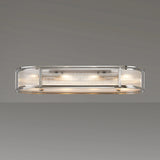 1m x 35cm Oval Flush/Semi Ceiling/Pendant Convertible, E14, Polished Chrome/Clear Glass - Other Finishes available (1230LUX87D)