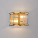 2 Wall Light, E14, Brass/Clear Glass - Other Finishes available (1230LUX88B)
