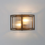 2 Wall Light, E14, Bronze/Clear Glass - Other Finishes available (1230LUX88C)