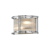 2 Wall Light, E14, Polished Chrome/Clear Glass - Other Finishes available (1230LUX88D)