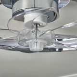 LED Chrome Ceiling Fan With Remote (2010LYO39002637)