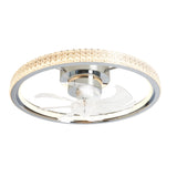 LED Chrome Ceiling Fan With Remote (2010LYO39002637)