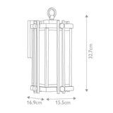 1 Light Exterior Small Light IP44 - Bronze / Gold (0178GOL2S)