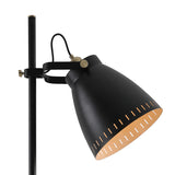 Adjustable Floor Lamp, 1 x E27, Matt Black/Antique Brass/Khaki (1230REE170C)