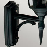 1 Light Wall Up Lantern - Black IP54 (0178VALV1)