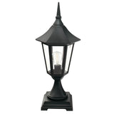 1 Light Pedestal - Black IP54 (0178VALV3)