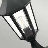 1 Light Pedestal - Black IP54 (0178VALV3)