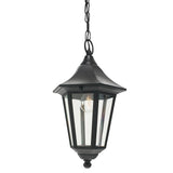 1 Light Chain Lantern - Black IP54 (0178VALV8)