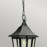 1 Light Chain Large Lantern - Black IP54 (0178VALVG8)