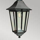 1 Light Chain Large Lantern - Black IP54 (0178VALVG8)